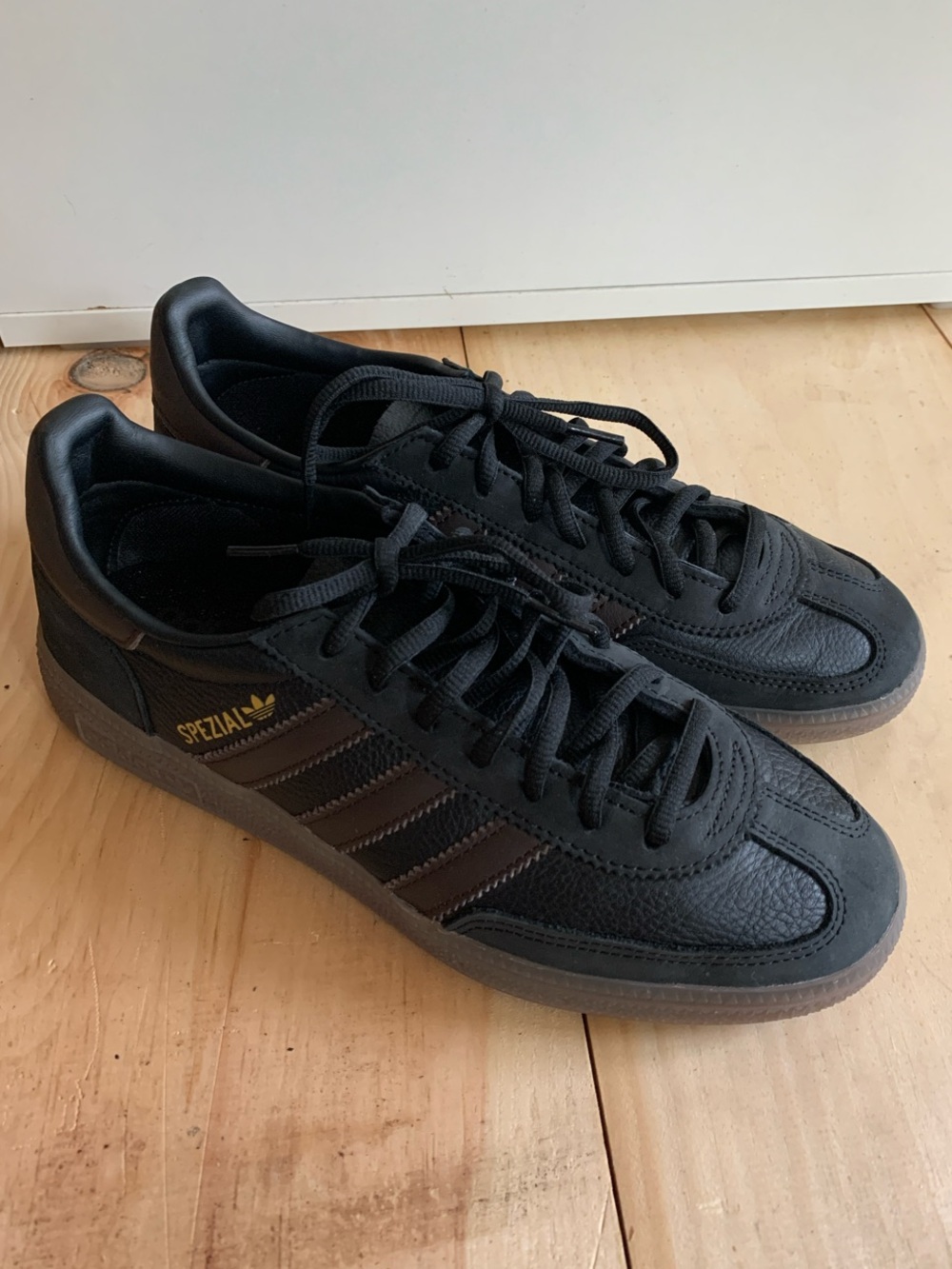 adidas Spezial Black Leather Sneakers
